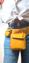 Load image into Gallery viewer, Yellow Vegan Fanny Pack